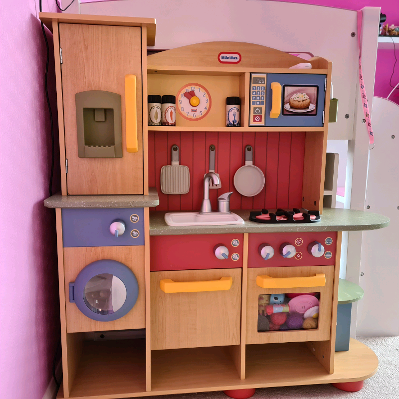 little tikes kitchen with ironing board